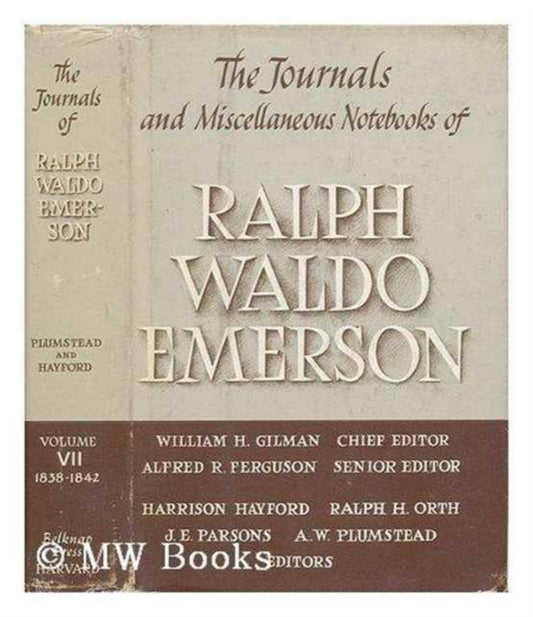 Book cover of: Journals and Miscellaneous Notebooks of Ralph Waldo Emerson. By: Ralph Waldo Emerson