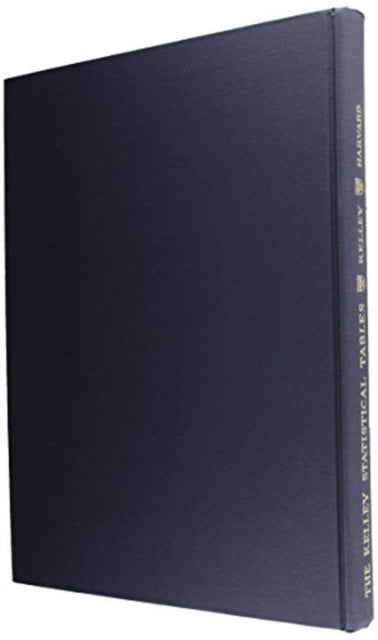 Book cover of: Kelley Statistical Tables, Rev. ed