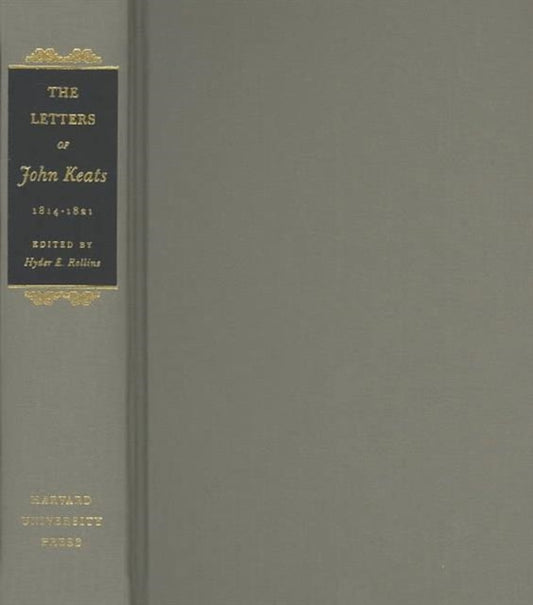 Book cover of: The Letters of John Keats, 1814-1821. By: John Keats