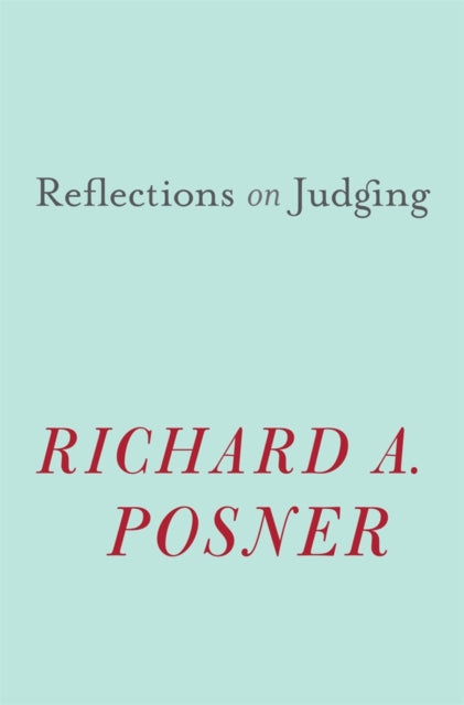 Book cover of: Reflections on Judging
