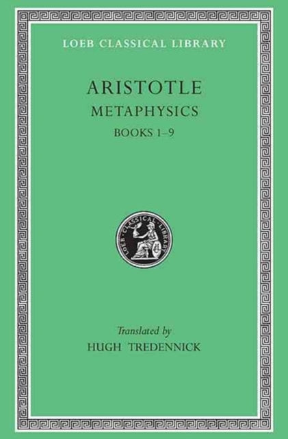 Book cover of: Metaphysics, Volume I
