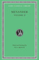 Book cover of: Menander, Volume II. By: Menander of Athens