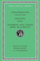 Book cover of: Characters. Herodas: Mimes. Sophron and Other Mime Fragments. By: Paracelsus