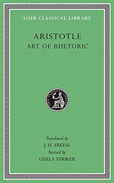 Book cover of: Art of Rhetoric. By: Aristotle
