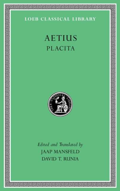 Book cover of: Placita. By: Aetius