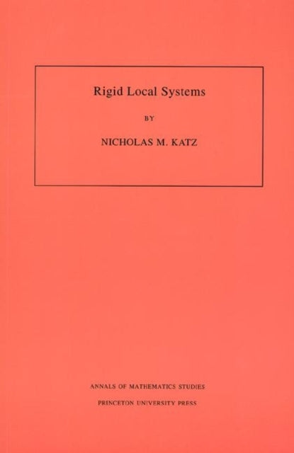 Book cover of: Rigid Local Systems