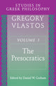 Book cover of: Studies in Greek Philosophy, Volume I. By: Gregory Vlastos