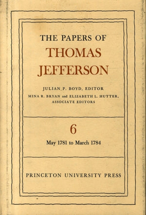 Papers of Thomas Jefferson, Volume 6