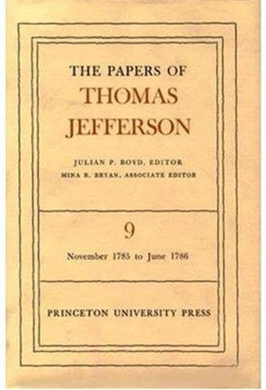 Papers of Thomas Jefferson, Volume 9
