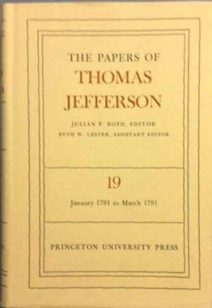 Papers of Thomas Jefferson, Volume 19