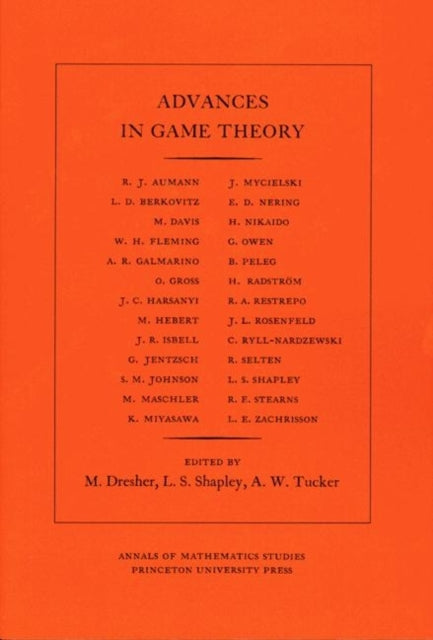 Book cover of: Advances in Game Theory