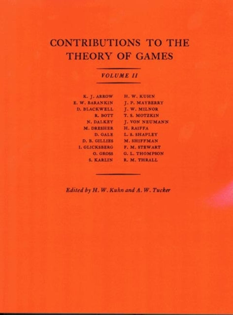 Book cover of: Contributions to the Theory of Games, Volume II