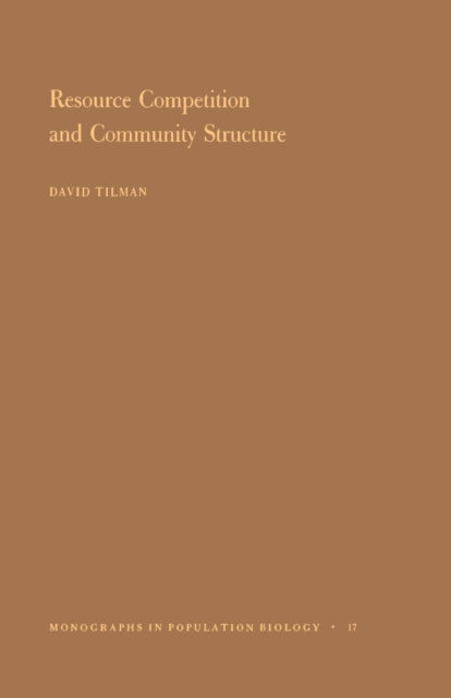 Book cover of: Resource Competition and Community Structure