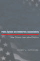 Book cover of: Public Opinion and Democratic Accountability. By: Vincent L. Hutchings