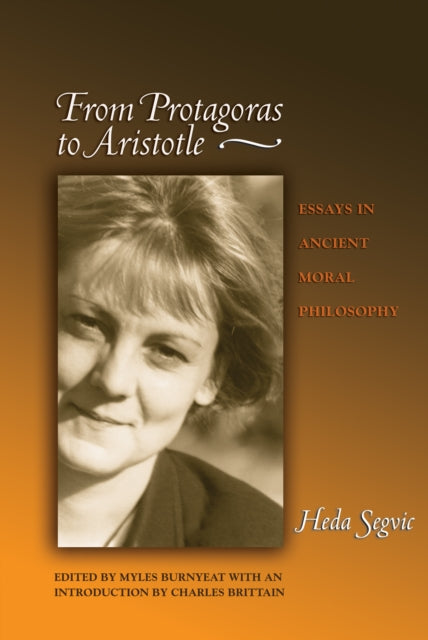 Book cover of: From Protagoras to Aristotle. By: Heda Segvic