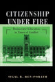 Book cover of: Citizenship under Fire. By: Sigal R. Ben-Porath