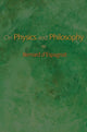 Book cover of: On Physics and Philosophy. By: Bernard D'Espagnat