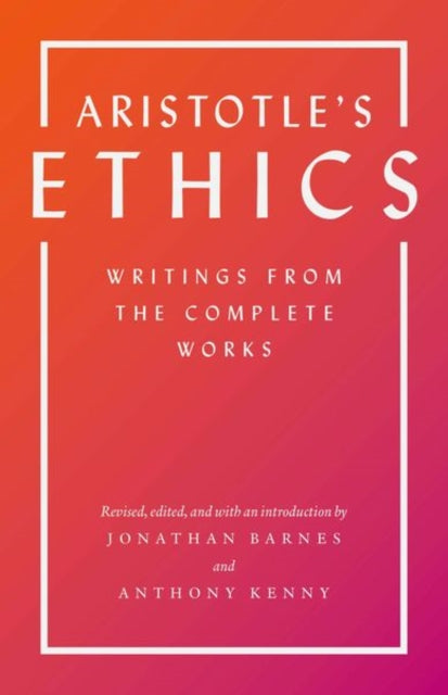 Book cover of: Aristotle's Ethics. By: Aristotle