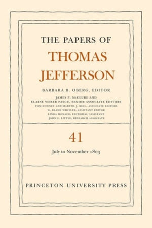 Papers of Thomas Jefferson, Volume 41