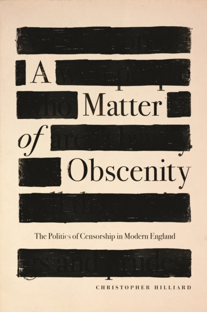 Book cover of: Matter of Obscenity. By: Christopher Hilliard
