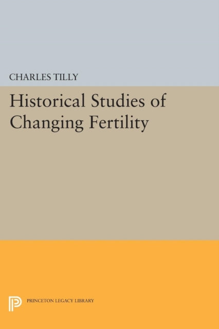 Book cover of: Historical Studies of Changing Fertility. By: Charles Tilly
