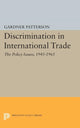 Book cover of: Discrimination in International Trade, The Policy Issues. By: Gardner Patterson