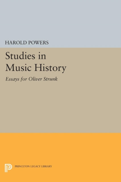 Book cover of: Studies in Music History. By: Harold Powers