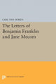 Book cover of: Letters of Benjamin Franklin and Jane Mecom. By: Carl Van Doren