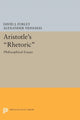 Book cover of: Aristotle's Rhetoric. By: David J. Furley