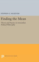 Book cover of: Finding the Mean. By: Stephen G. Salkever