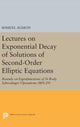 Book cover of: Lectures on Exponential Decay of Solutions of Second-Order Elliptic Equations. By: Shmuel Agmon