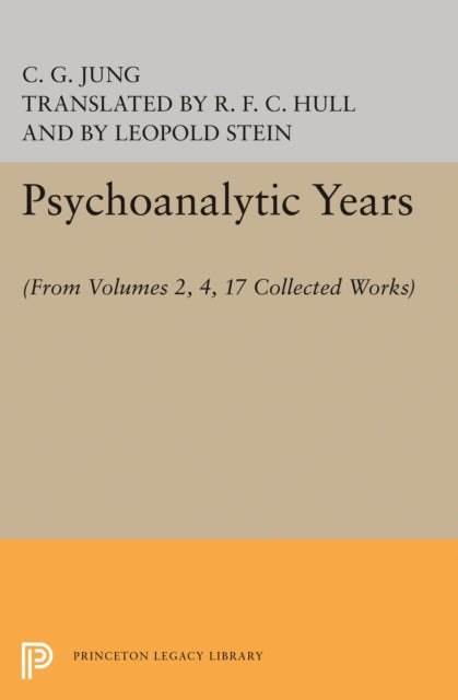 Book cover of: Psychoanalytic Years. By: Carl Gustav Jung