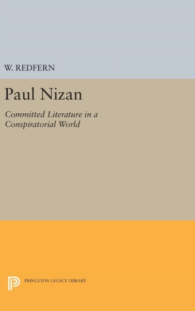 Book cover of: Paul Nizan. By: W. Redfern