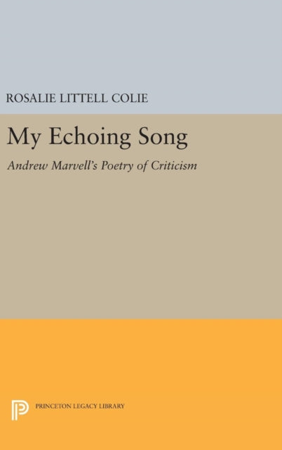 Book cover of: My Echoing Song. By: Rosalie Littell Colie