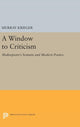 Book cover of: Window to Criticism. By: Murray Krieger
