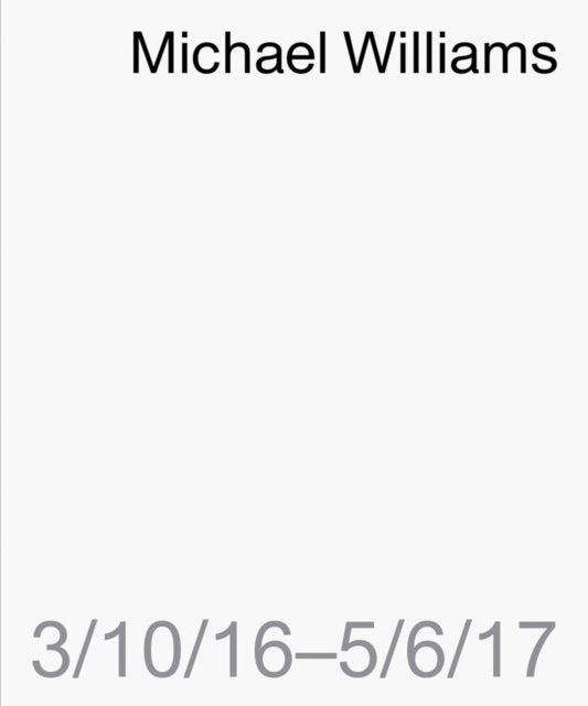 Book cover of: Michael Williams. By: Richard Shiff