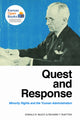 Book cover of: Quest and Response. By: Donald R. McCoy