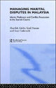 Book cover of: Managing Marital Disputes in Malaysia. By: Sven Cederroth