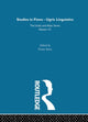 Book cover of: Studies in Finno-Ugric Linguistics. By: Denis Sinor