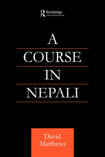 Book cover of: Course in Nepali. By: David Matthews