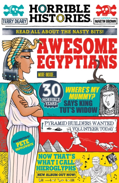 Awesome Egyptians (newspaper edition) 9780702322914 Terry Deary