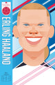 Book cover of: Football Legends #8: Erling Haaland. By: Ben Lerwill