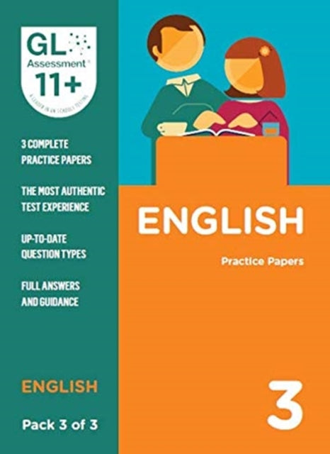 Book cover of: 11+ Practice Papers English Pack 3 (Multiple Choice)