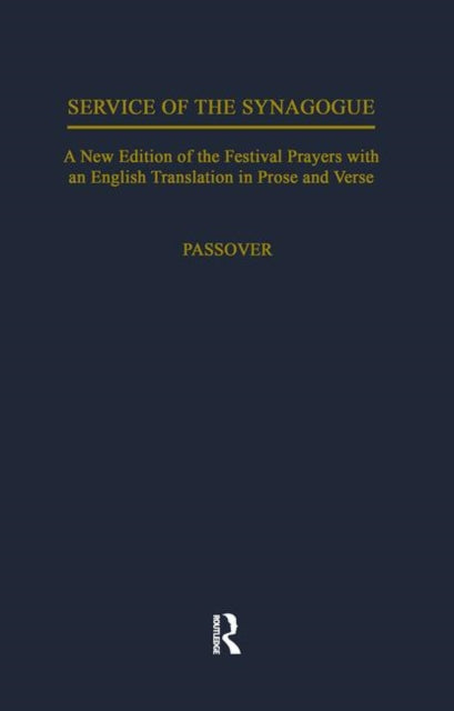 Book cover of: Service of the Synagogue. By: H.M. Adler