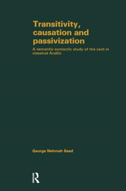 Book cover of: Transivity Causatn & Passivizatn