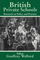 Book cover of: British Private Schools. By: Geoffr Walford