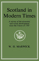 Book cover of: Scotland in Modern Times. By: W. H. Marwick