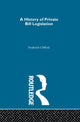 Book cover of: History of Private Bill Legislation. By: Frederick Clifford