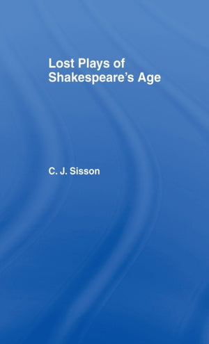 Lost Plays of Shakespeare S a Cb
