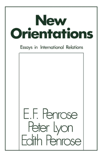 Book cover of: New Orientations